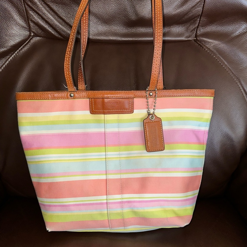 Coach Multicolor Tote Bag